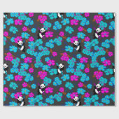 Panda Paradise Bloom Cadeaupapier (Vlak)