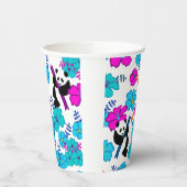 Panda Paradise Bloom Papieren Bekers (Links)