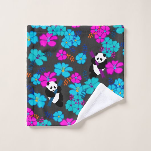 Panda Paradise Bloom Washandje (Wasdoekje)