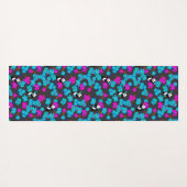 Panda Paradise Bloom Yogamat (Achterkant (horizontaal))