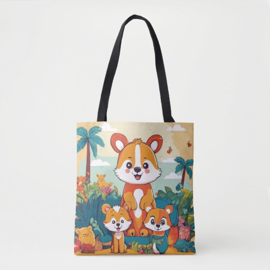 Panda Paradise Tote Bag (Voorkant)