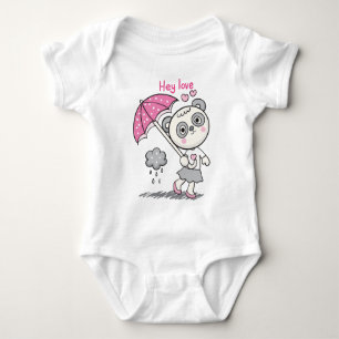 Panda paraplu  romper