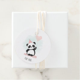 Panda Party Bedankjes Labels