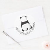Panda Party Bedankt Sticker (Envelop)