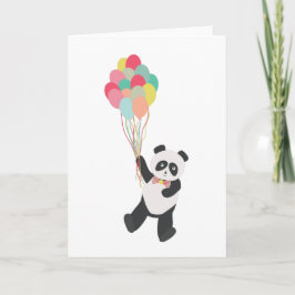 Panda Party - Birthday Panda met Baltische staten Kaart