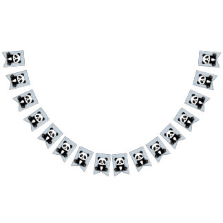 Panda Party Bunting Banner