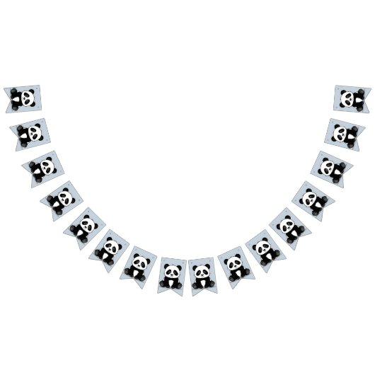 Panda Party Bunting Banner (Alle)