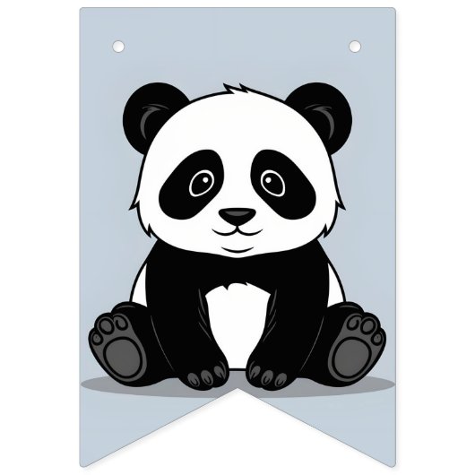 Panda Party Bunting Banner (Eerste vlag)