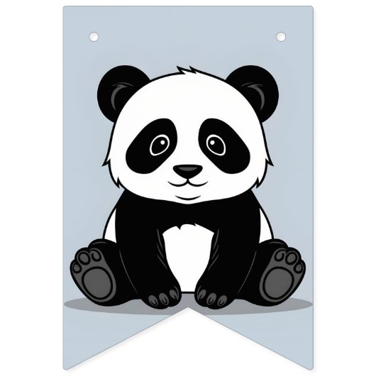 Panda Party Bunting Banner (Derde vlag)