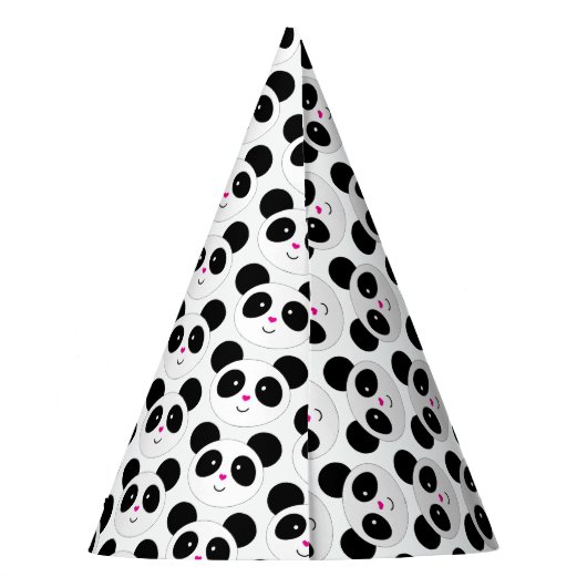 Panda Party Feesthoedjes (Achterkant)