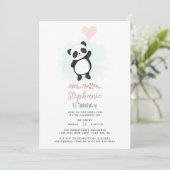 Panda Party Kaart (Staand voorkant)