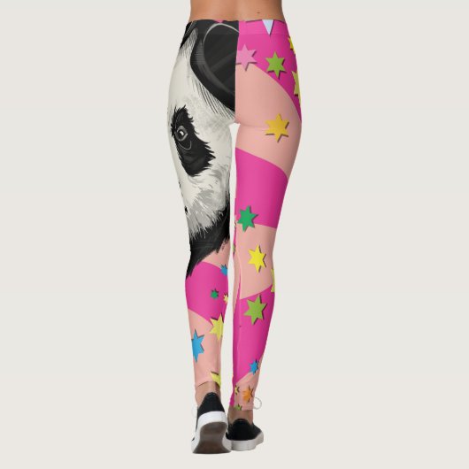 Panda Party Leggings (Achterkant)