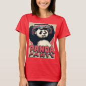 Panda Party – leuk en speels T-shirt (Voorkant)