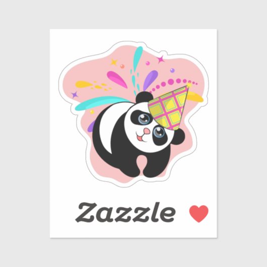 Panda Party Sticker (Vel)