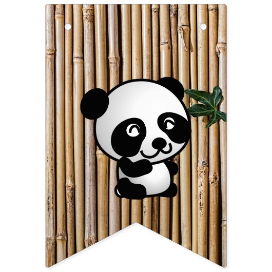 Panda Party Welcome Banner (Eerste vlag)