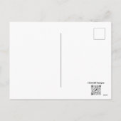 Panda (patroon) - Briefkaart (Achterkant)