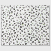 Panda-patroon Cadeaupapier (Vlak)