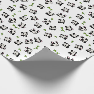 Panda-patroon Cadeaupapier