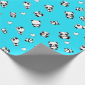 Panda-patroon Cadeaupapier (Hoek)