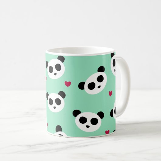  Panda-patroon Koffiemok (Voorkant rechts)