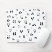 Panda-patroon Muismat (Met muis)