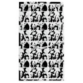 Panda patroon White BG Klein Cadeauzakje (Achterkant)