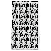 Panda patroon White BG Klein Cadeauzakje (Voorkant)