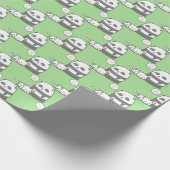 Panda Patroonpapier Cadeaupapier (Hoek)