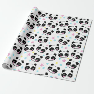 Panda Patroonpapier Cadeaupapier