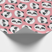 Panda Patroonpapier Cadeaupapier (Hoek)