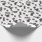 Panda Patroonpapier Cadeaupapier (Hoek)
