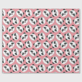 Panda Patroonpapier Cadeaupapier (Vlak)