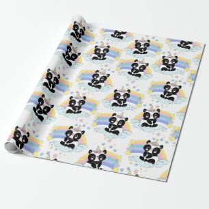 Panda Patroonpapier Cadeaupapier