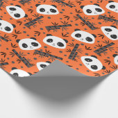 Panda Pattern Cadeaupapier (Hoek)