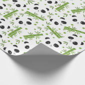 Panda Pattern Cadeaupapier (Hoek)
