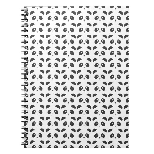 Panda Pattern-laptop Notitieboek (Voorkant)