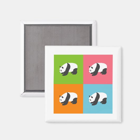 Panda Pattern Magneet (Voorkant / Achterkant)