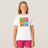 Panda Pattern T-shirt (Voorkant volledig)
