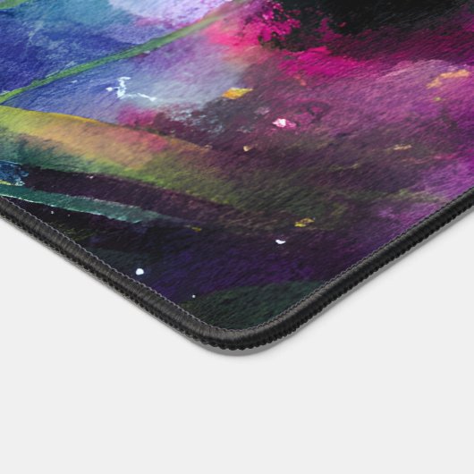 Panda Peeking Bamboe Waterverf Bureaumat (Hoek)