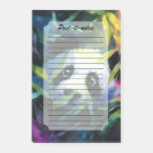 Panda Peeking Bamboe Waterverf Post-it® Notes (Voorkant)