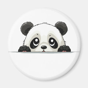 Panda Peeking Schattigee Schattige Funny Animal Ca Magneet