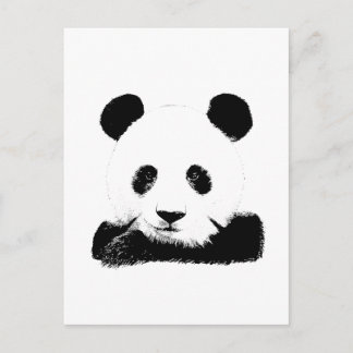 Panda Peeks uit Briefkaart
