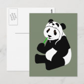 Panda Pet Briefkaart (Voorkant / Achterkant)