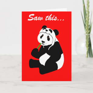 Panda Pet (geboortedag) Kaart