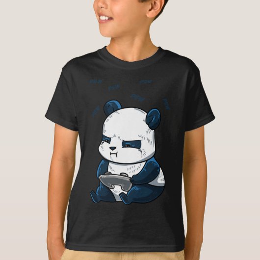 Panda Pew Schattigee kookplaat T-shirt (Voorkant)