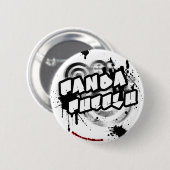 Panda Phresh (Button) Ronde Button 5,7 Cm (Voorkant /achterkant)