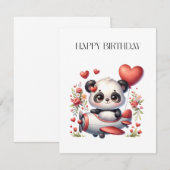 Panda Piloot Verjaardag (Voorkant / Achterkant)
