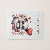 Panda Piloot Verjaardag Legpuzzel (Horizontaal)