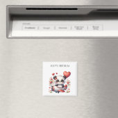 Panda Piloot Verjaardag Magneet (Insitu (Vaatwasser))