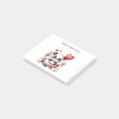Panda Piloot Verjaardag Post-it® Notes (Schuin)